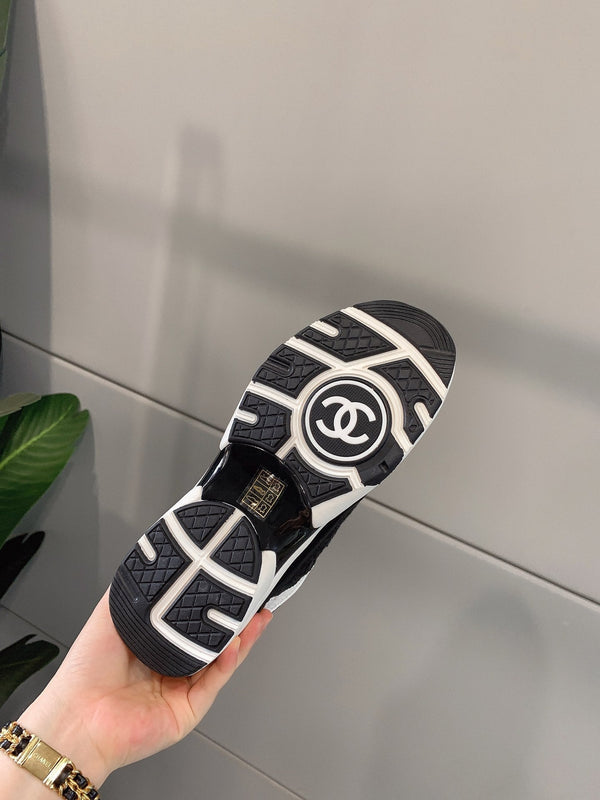 CC Sneaker In Black Wool 145622