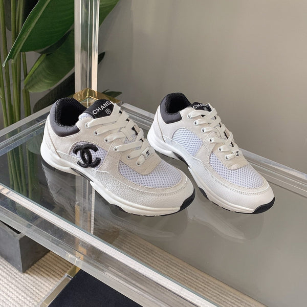 Sneaker CC in tessuto a rete bianco 145612