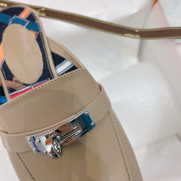 OZ Mule in pelle di vitello marrone