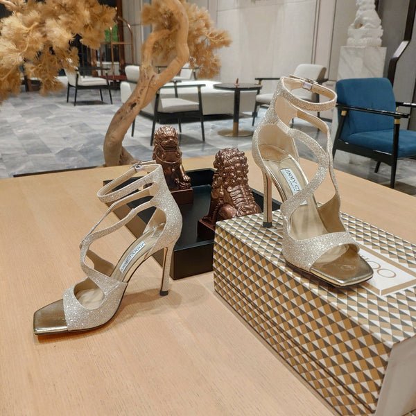 Jimmy 25 Azia 95 Platinum Ice Dusty Glitter Fabric 240077