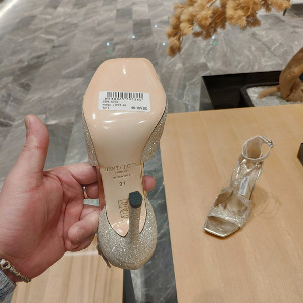 Jimmy 25 Azia 95 Platinum Ice Dusty Glitter Fabric 240077