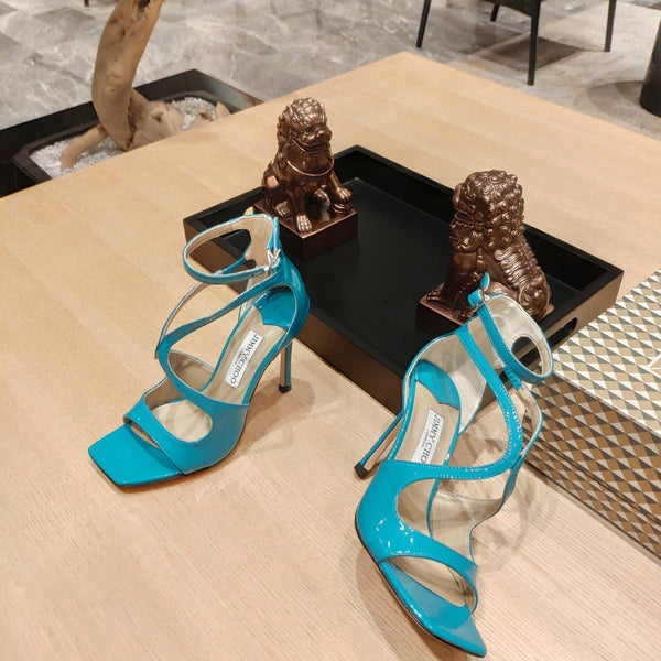 Jimmy 25 Azia 95 Pacific Blue Patent Leather 240080