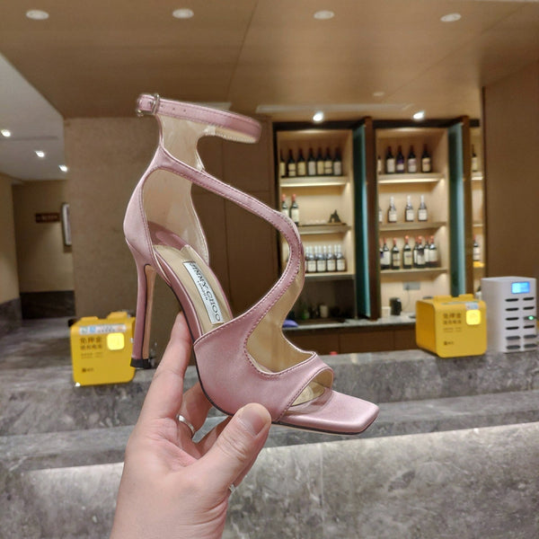 Jimmy 25 Azia 95 Pink Pearl Silk with Lambskin 240079