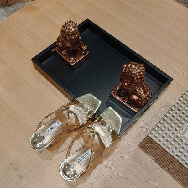 Jimmy 25 Anise 85 Silver Patent Leather 240074