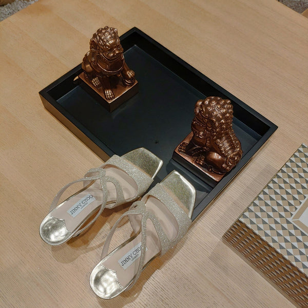 Jimmy 25 Anise 85 Platinum Ice Dusty Glitter Fabric 240075