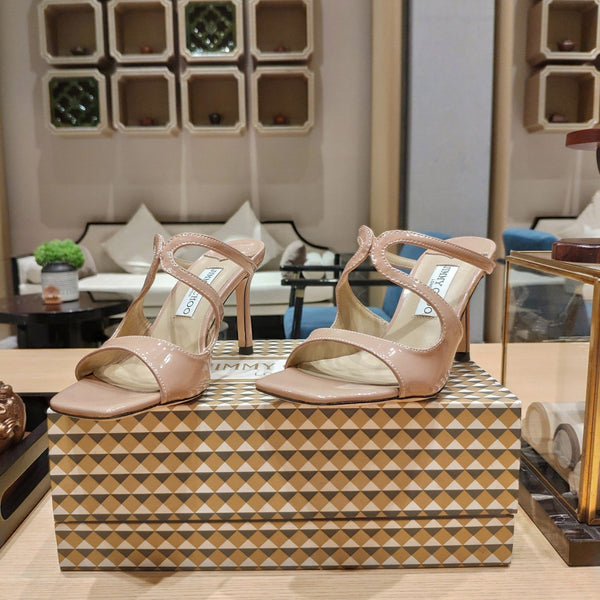 Jimmy 25 Anise 85 Nude Pink Patent Leather 240076