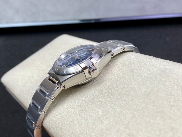 Omega Constellation 29mm Silver Blue Dial