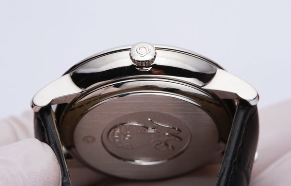 Omega De Ville 32.5mm Chocolate Dial Leather