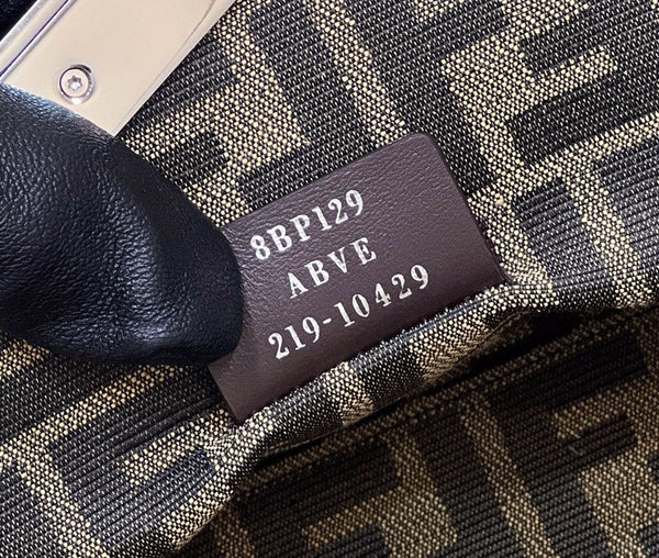 FENDI FIRST SMALL 26 IN COLORFUL SUEDE AND CALFSKIN WITH SILVER HARDWARE