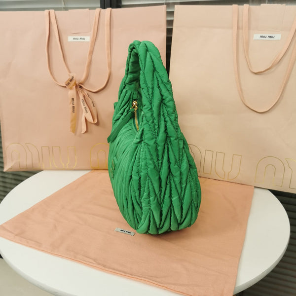 BORSA WANDER 28 IN NYLON ECOLOGICO VERDE