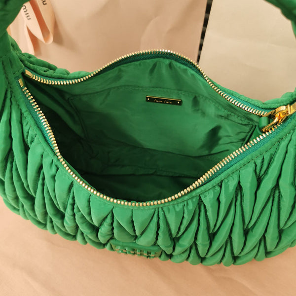 BORSA WANDER 28 IN NYLON ECOLOGICO VERDE