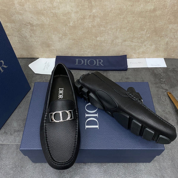 CD ODÉON LOAFER BLACK GRAINED CALFSKIN