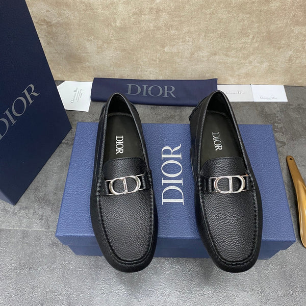 CD ODÉON LOAFER BLACK GRAINED CALFSKIN