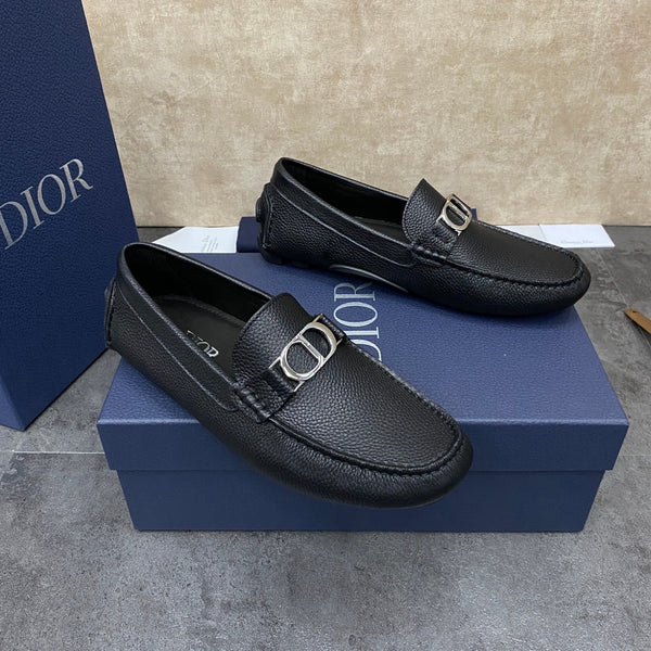 CD ODÉON LOAFER BLACK GRAINED CALFSKIN