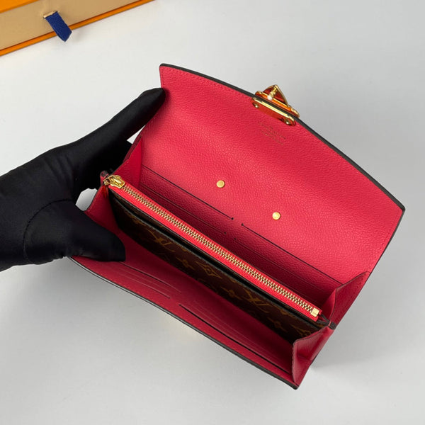 LV M58417 Pallas Wallet Pink Monogram Canvas 221566