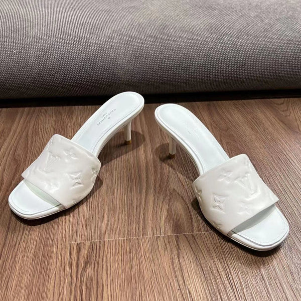 LV Neo Revival Mule 65mm White Cowhide