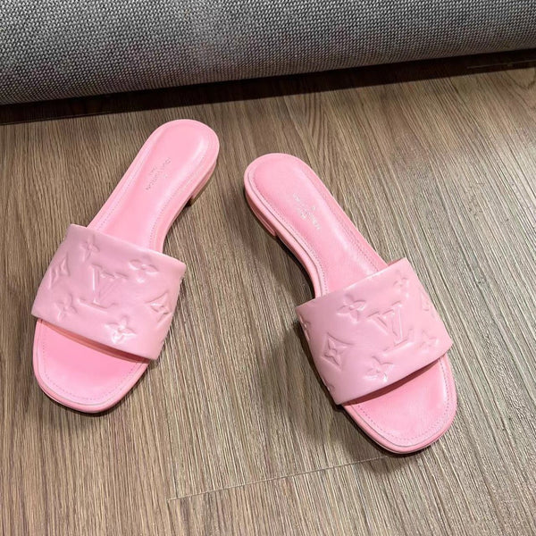 LV Neo Revival Flat Mule 15mm Pink Cowhide