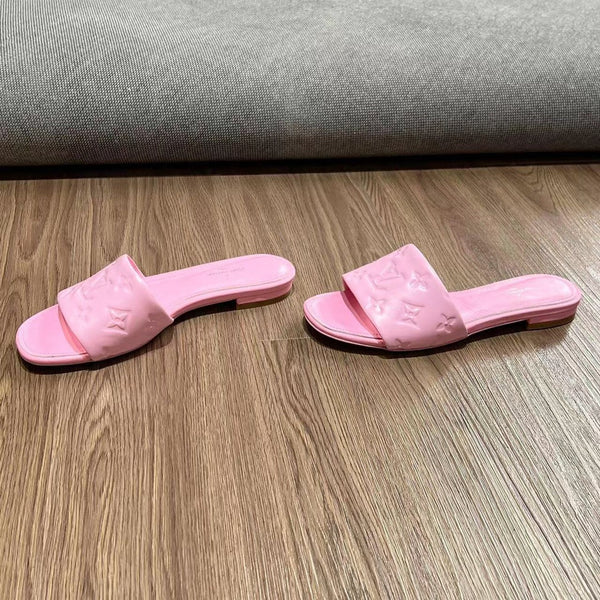 LV Neo Revival Flat Mule 15mm Pink Cowhide
