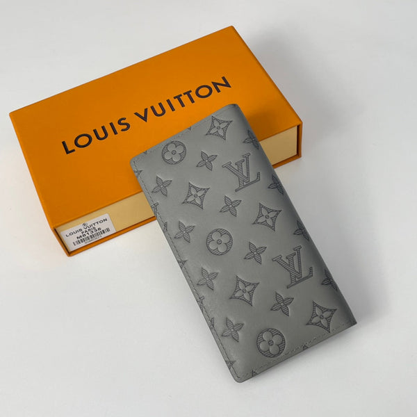 LV M81335 Brazza Wallet Monogram Shadow Calf Leather 221625
