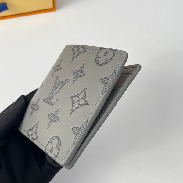 LV M81383 Multiple Wallet Monogram Shadow Calf Leather 221627