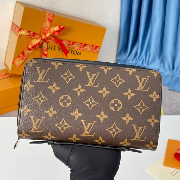 LV Zippy XL Brown Monogram Macassar Canvas 221560