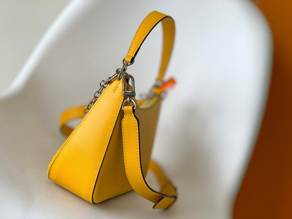 LV Marelle 25cm Yellow Epi Grain Cowhide Metal HW