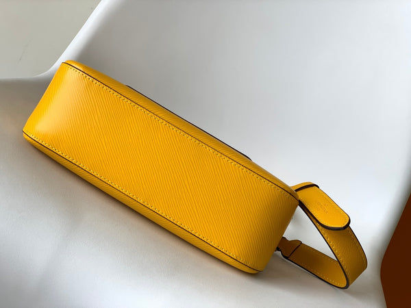 LV Marelle 25cm Yellow Epi Grain Cowhide Metal HW