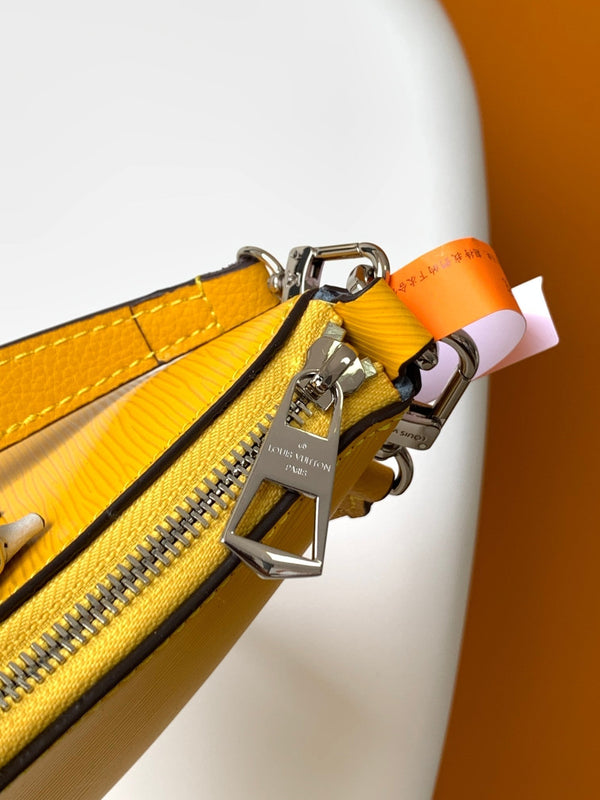 LV Marelle 25cm Yellow Epi Grain Cowhide Metal HW