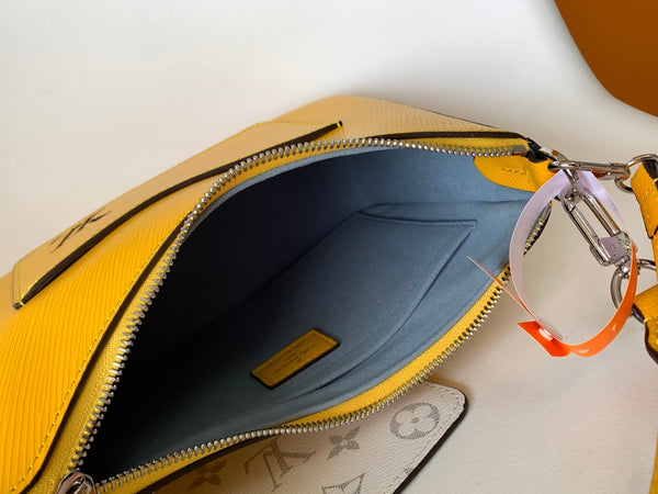 LV Marelle 25cm Yellow Epi Grain Cowhide Metal HW