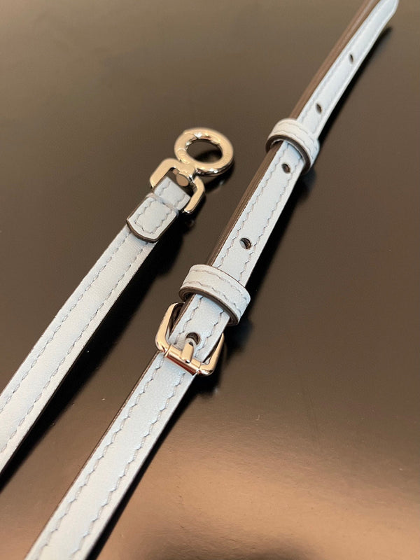 FENDI PEEKABOO ISEEU MICRO 12 BAG IN LIGHT BLUE CALFSKIN WITH GOLD HARDWARE