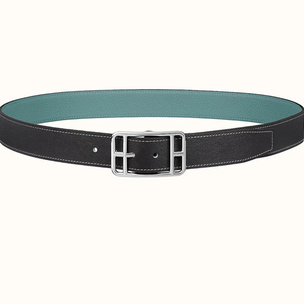 HM Cape Cod 32mm Reversible Belt Green Black Leather 187796