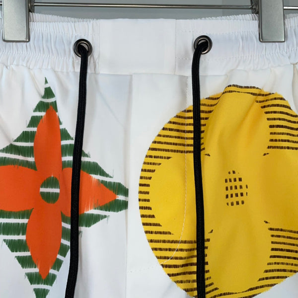 LV WHITE MIX COLORFUL COTTON SHORT 239574