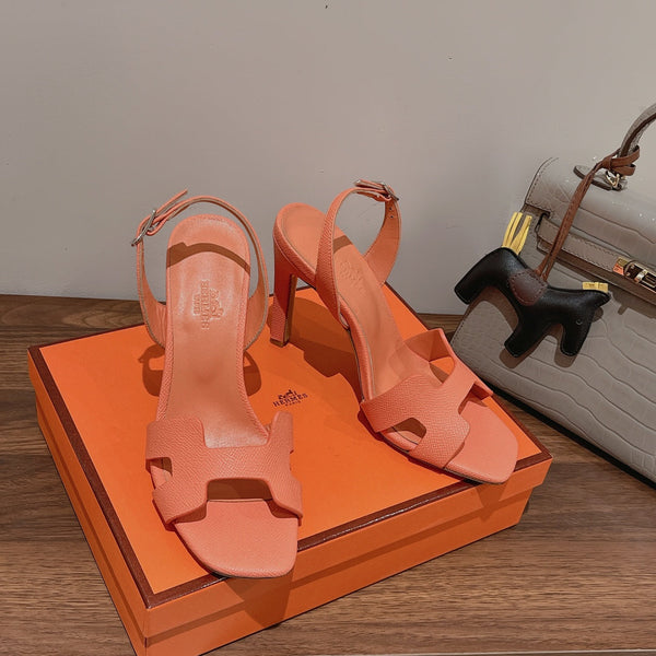 SANDALO SLINGBACK ETERNITE 105 CANTALUPO IN PELLE DI AGNELLO