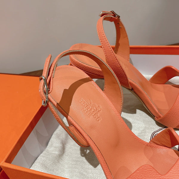 SANDALO SLINGBACK ETERNITE 105 CANTALUPO IN PELLE DI AGNELLO