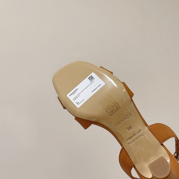 SANDALO SLINGBACK ETERNITE 75 IN PELLE DI AGNELLO TOSCANA