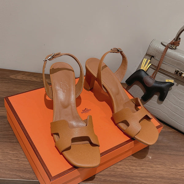 SANDALO SLINGBACK ETERNITE 75 IN PELLE DI AGNELLO TOSCANA