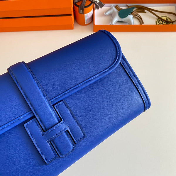 HM Jige 29 Cobalt Blue Swift Calfskin 229026