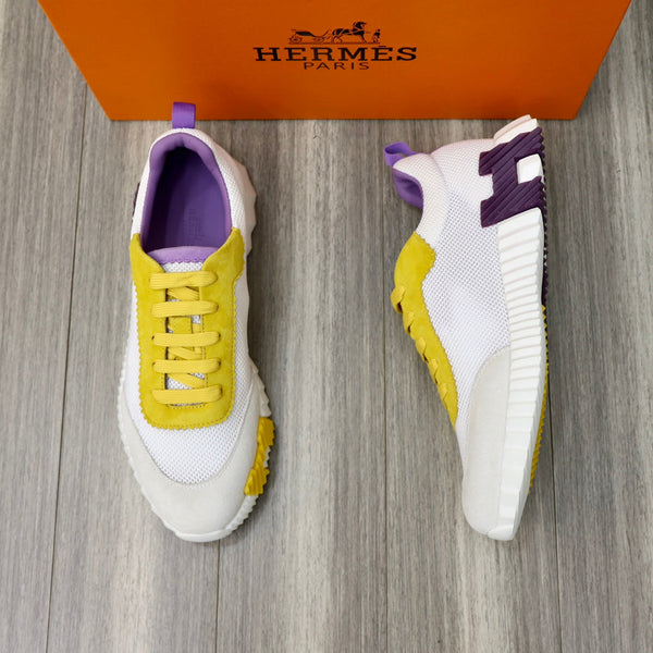 HM BOUNCING SNEAKER IN TESSUTO TRASPIRANTE GIALLO E NUVOLA