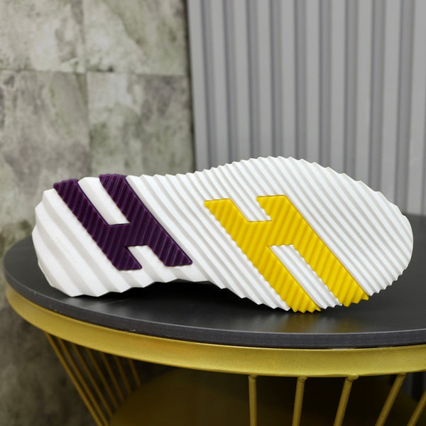 HM BOUNCING SNEAKER IN TESSUTO TRASPIRANTE GIALLO E NUVOLA