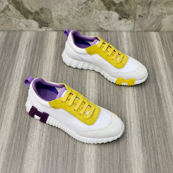 HM BOUNCING SNEAKER IN TESSUTO TRASPIRANTE GIALLO E NUVOLA