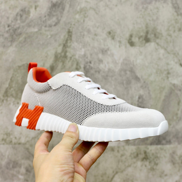 HM BOUNCING SNEAKER IN TESSUTO TRASPIRANTE NUVOLA E ARANCIONE