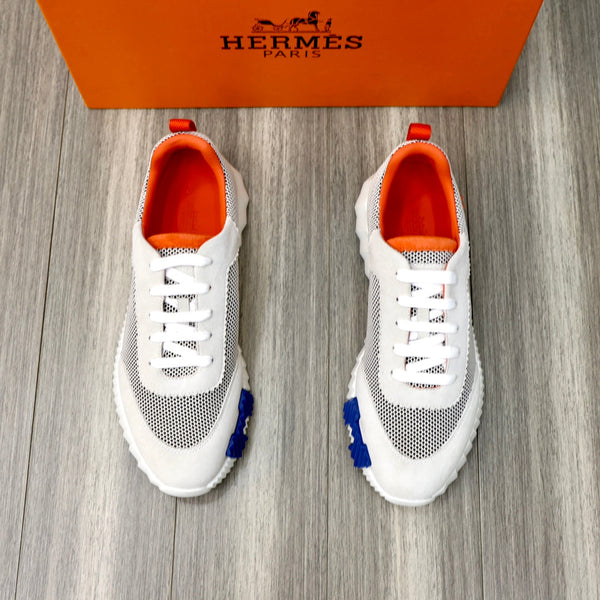 HM BOUNCING SNEAKER IN TESSUTO TRASPIRANTE NUVOLA E ARANCIONE