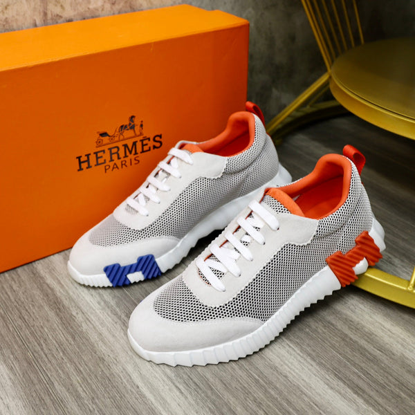 HM BOUNCING SNEAKER IN TESSUTO TRASPIRANTE NUVOLA E ARANCIONE