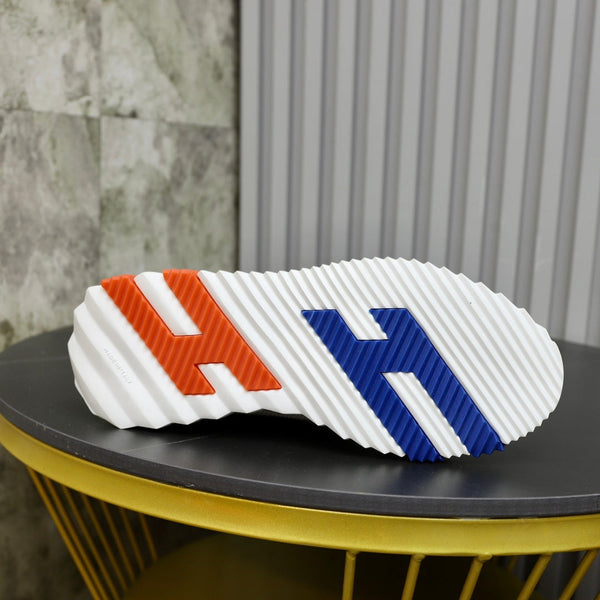 HM BOUNCING SNEAKER IN TESSUTO TRASPIRANTE NUVOLA E ARANCIONE