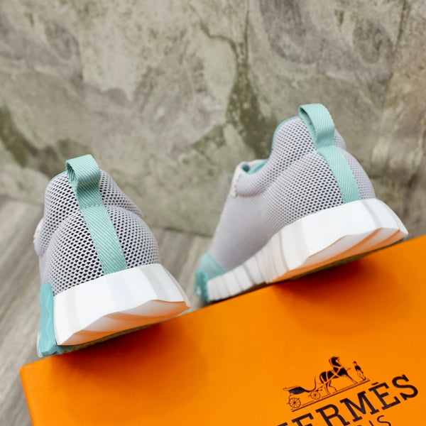 HM BOUNCING SNEAKER IN TESSUTO TRASPIRANTE CIELO E GRIGIO