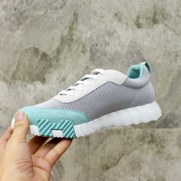 HM BOUNCING SNEAKER IN TESSUTO TRASPIRANTE CIELO E GRIGIO