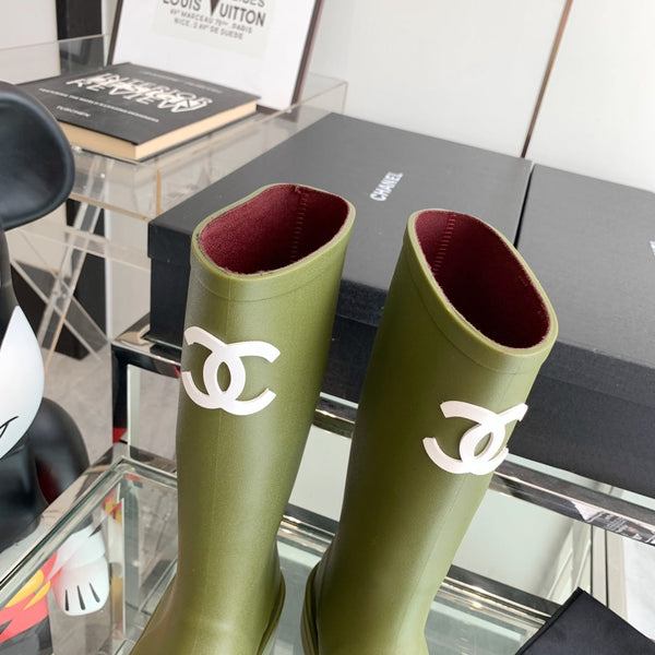 CC Rainboots Dark Green Rubber 204191