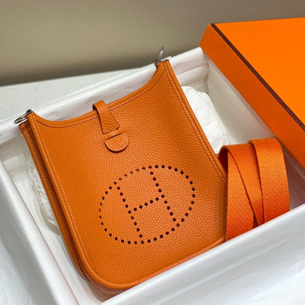 Mini Evelyne 18cm Hot Orange Togo Shw