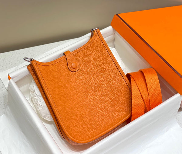 Mini Evelyne 18cm Hot Orange Togo Shw