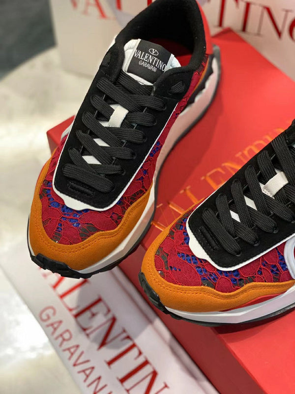 Lace And Mesh Lacerunner Sneaker In Colorful 994619